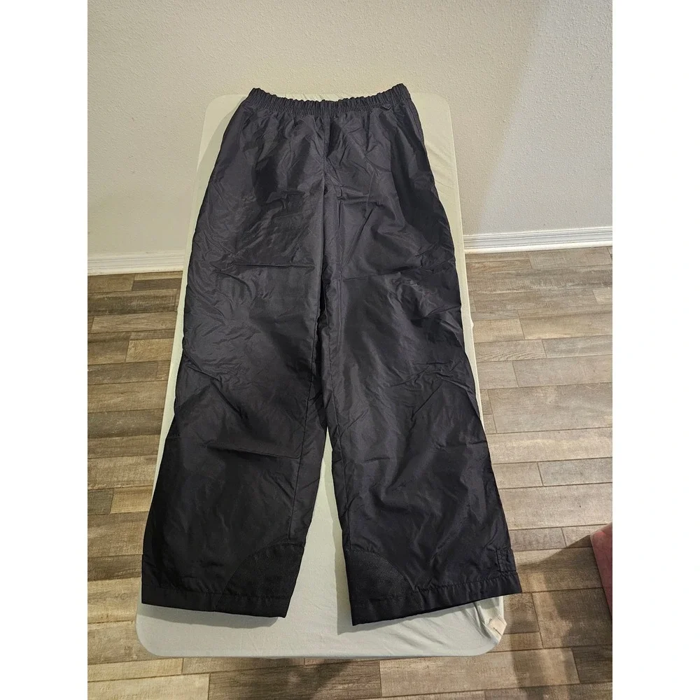 Columbia XL Black Nylon Snow Pants Insulated Winter Sport